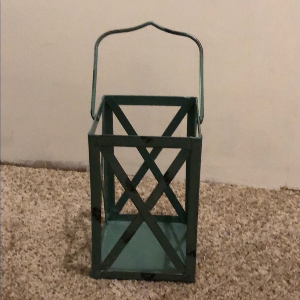 Blue/Green Rustic Lantern